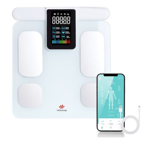 Balança Bioimpedância Digital Corporal Inteligente MedicFisio