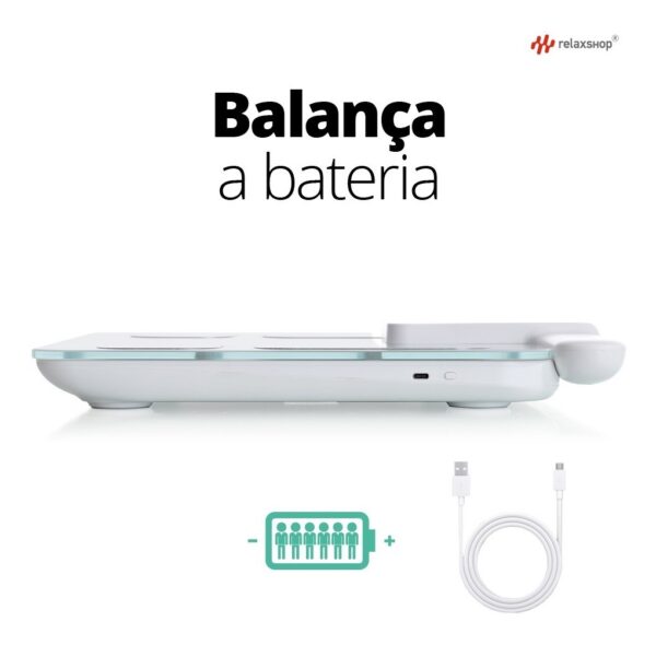 Balança Bioimpedância Digital Corporal Inteligente MedicFisio - Imagem 3